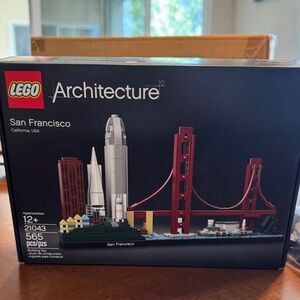 Lego Architecture San Francisco Set - Red, Black, White